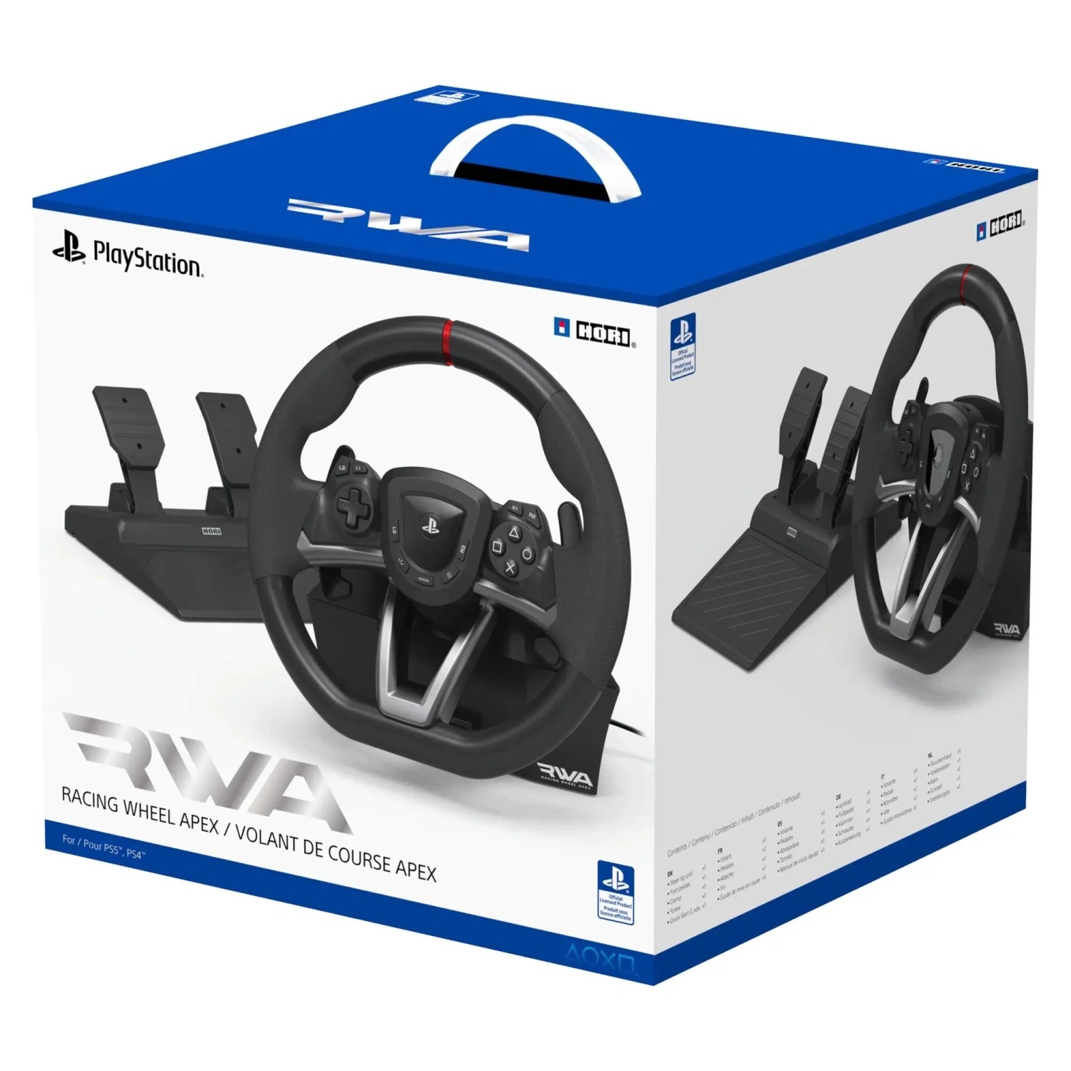 Hori Racing Wheel APEX Black Steering Wheel + Pedals PC, PlayStation 4, PlayStation 5 2 Hori Racing Wheel APEX Black Steering Wheel + Pedals PC, PlayStation 4, PlayStation 5 - Image 2