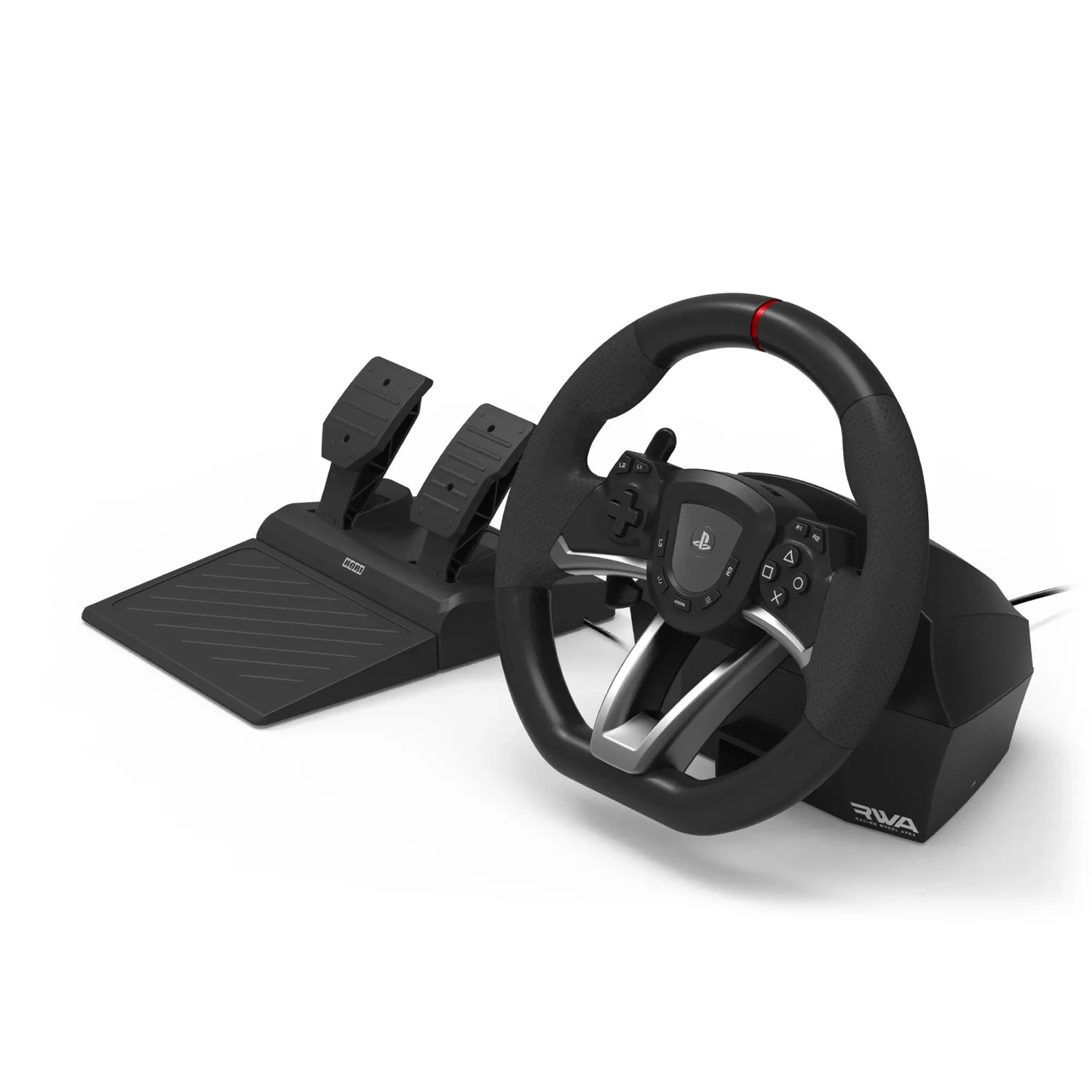 Hori Racing Wheel APEX Black Steering Wheel + Pedals PC, PlayStation 4, PlayStation 5 7 Hori Racing Wheel APEX Black Steering Wheel + Pedals PC, PlayStation 4, PlayStation 5 - Image 7