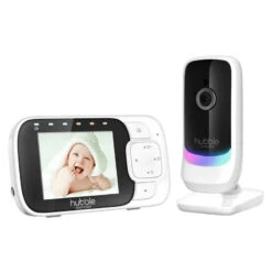 Hubble Connected Nursery View Glow Wi-Fi Black, White