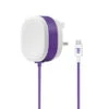 Juice JUI-MAINS-MICRO-2.1A Mobile Device Charger Smartphone, Tablet Purple, White AC Indoor