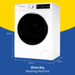Russell Hobbs RH814W111W 11 Series 8kg Washing Machine With 1400rpm -D Rated- White 8 Russell Hobbs RH814W111W 11 Series 8kg Washing Machine With 1400rpm -D Rated- White -Quality Home Appliances Store RH814W111W Product Hero Dims 1000px copy 1