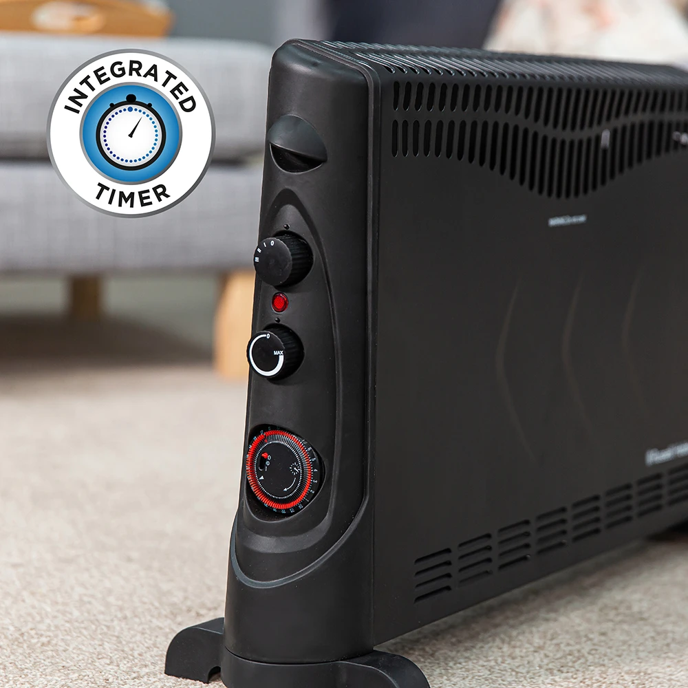 Russell Hobbs RHCVH4002B 2kW Convection Heater With Timer In Black 3 Russell Hobbs RHCVH4002B 2kW Convection Heater With Timer In Black - Image 3