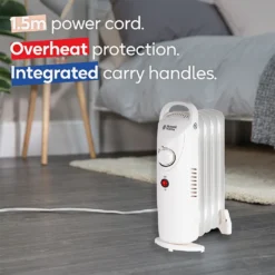 Russell Hobbs RHOFR3001W 5 Fin Oil Filled Radiator In White 15 Russell Hobbs RHOFR3001W 5 Fin Oil Filled Radiator In White -Quality Home Appliances Store RHOFR3001W Lifestlye 1000px 2