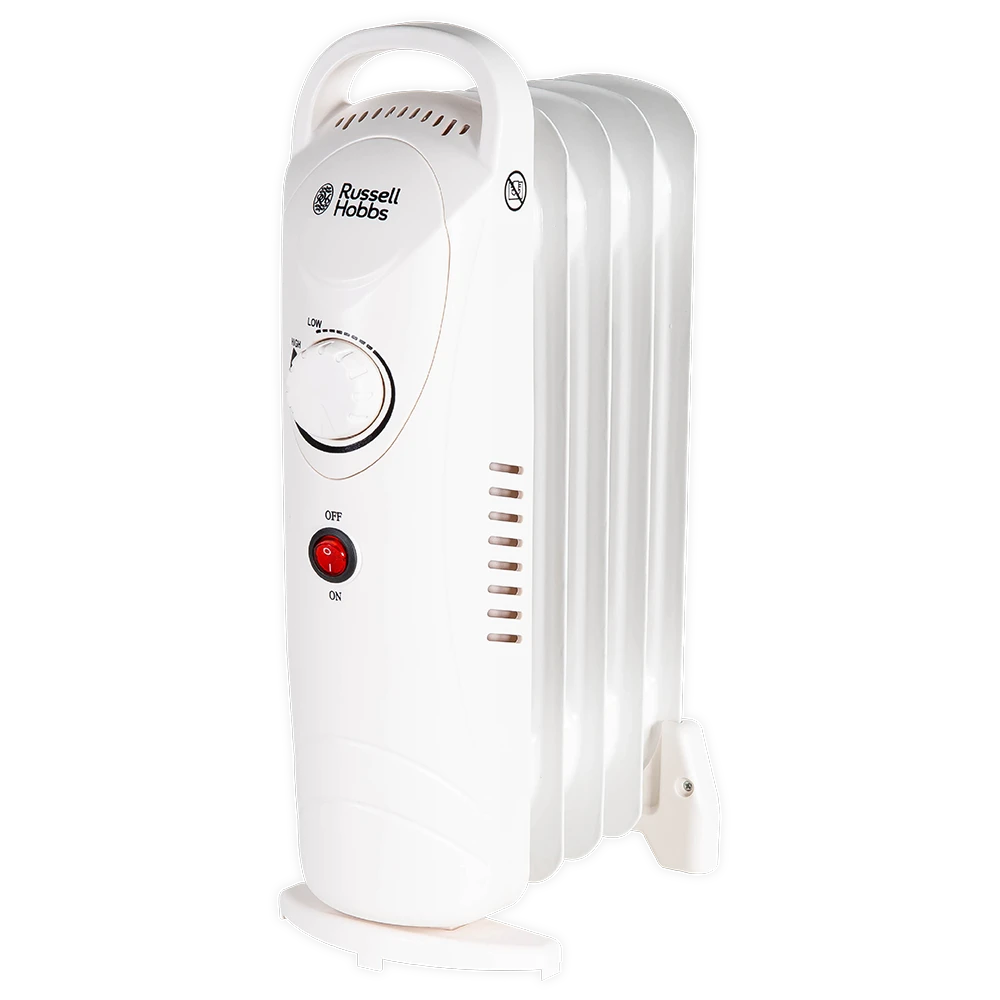 Russell Hobbs RHOFR3001W 5 Fin Oil Filled Radiator In White 1 Russell Hobbs RHOFR3001W 5 Fin Oil Filled Radiator In White