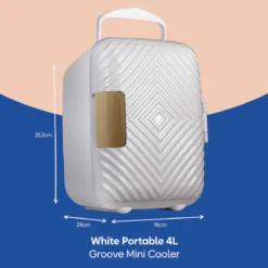 Russell Hobbs Groove 4L Portable Mini Cooler & Warmer -White 16 Russell Hobbs Groove 4L Portable Mini Cooler & Warmer -White -Quality Home Appliances Store Russell Hobbs Groove 4L Portable Mini Cooler Warmer White Russell Hobbs 1696782047727