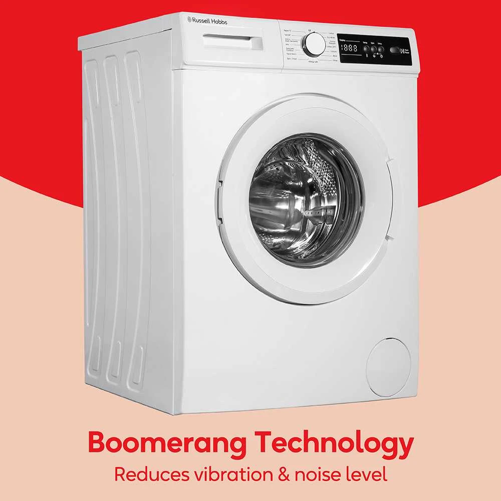 Russell Hobbs RH612W110W 10 Series 6kg Washing Machine With 1200rpm - D Rated- White 3 Russell Hobbs RH612W110W 10 Series 6kg Washing Machine With 1200rpm - D Rated- White - Image 3