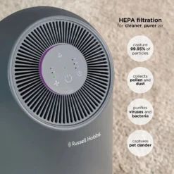 Russell Hobbs RHAP1001G Air Purifier 10 M² Grey -Quality Home Appliances Store Russell Hobbs RHAP1001G air purifier 10 m Grey Russell Hobbs 61255128