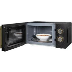 Russell Hobbs RHMM723B 17L Manual Groove Microwave - Black -Quality Home Appliances Store Russell Hobbs RHMM723B 17L Manual Groove Microwave Black Russell Hobbs 72223651