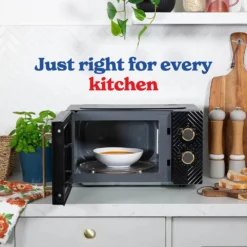 Russell Hobbs RHMM723B 17L Manual Groove Microwave - Black -Quality Home Appliances Store Russell Hobbs RHMM723B 17L Manual Groove Microwave Black Russell Hobbs 72223965