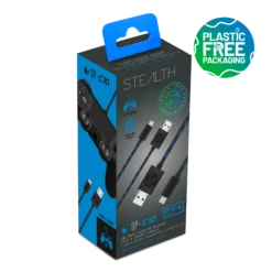 Stealth SP-C10 3m Twin Play & Charge Cables For PS4