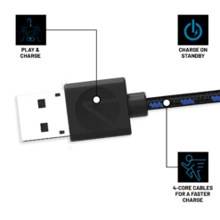 Stealth SP-C30 V Superfast Play & Charge Cables For PS5 - Triple Pack 10 Stealth SP-C30 V Superfast Play & Charge Cables For PS5 - Triple Pack -Quality Home Appliances Store SP C30 V 5