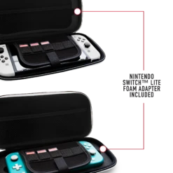 Stealth Hard-Shell Premium Travel Case For Nintendo Switch, Switch Lite & Switch OLED - Black And White 9 Stealth Hard-Shell Premium Travel Case For Nintendo Switch, Switch Lite & Switch OLED - Black And White -Quality Home Appliances Store SWL 01BLK WHTPremiumTravelCase 5