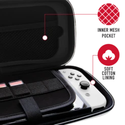 Stealth Hard-Shell Premium Travel Case For Nintendo Switch, Switch Lite & Switch OLED - Black And White 10 Stealth Hard-Shell Premium Travel Case For Nintendo Switch, Switch Lite & Switch OLED - Black And White -Quality Home Appliances Store SWL 01BLK WHTPremiumTravelCase 6