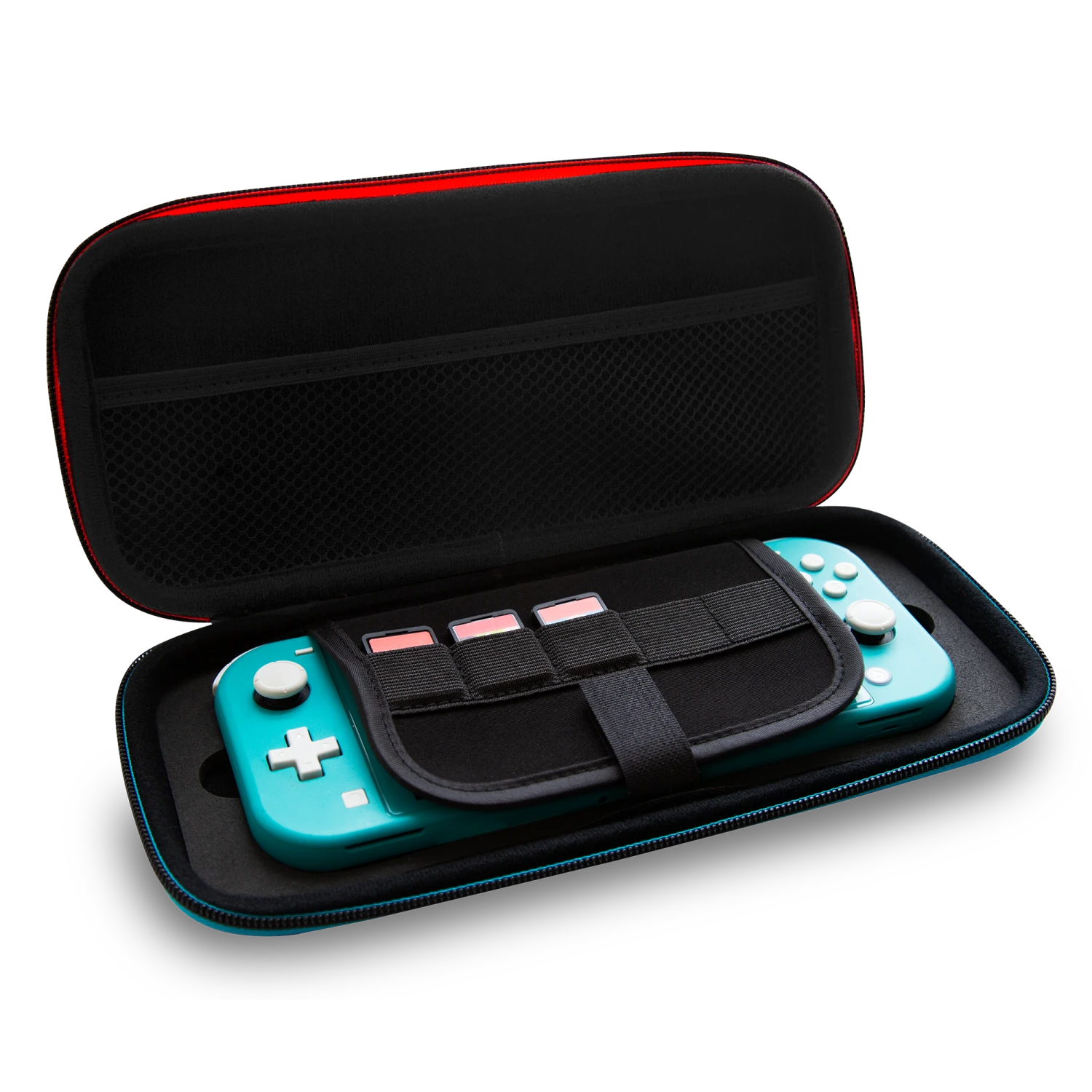 Stealth Premium Travel Kit For Nintendo Switch, Switch Lite & OLED - Gaming Headset, Braided Cable & Travel Case - Neon Red And Blue 4 Stealth Premium Travel Kit For Nintendo Switch, Switch Lite & OLED - Gaming Headset, Braided Cable & Travel Case - Neon Red And Blue - Image 4