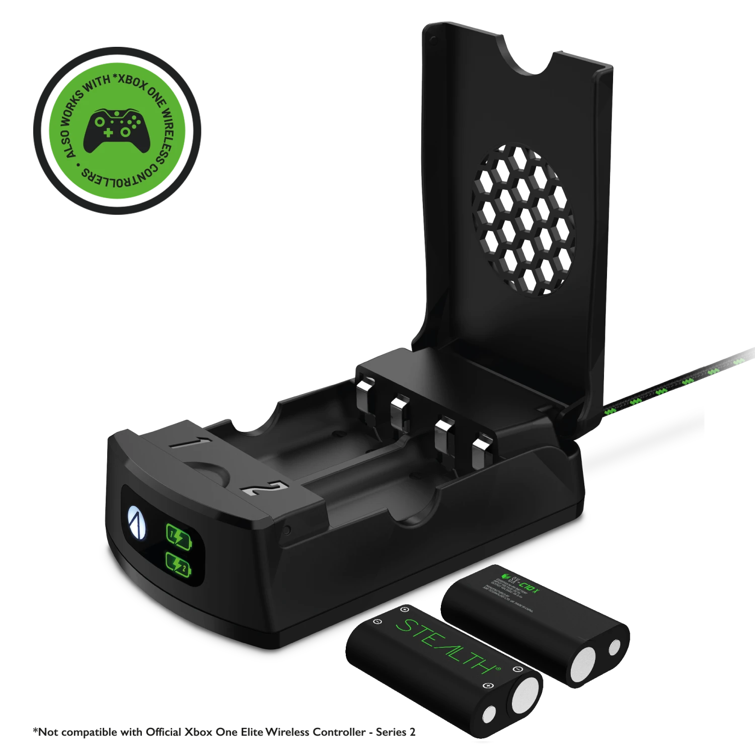 Stealth SX-C10 X Twin Rechargeable Battery Packs For Xbox One, Series S/X - Black 3 Stealth SX-C10 X Twin Rechargeable Battery Packs For Xbox One, Series S/X - Black - Image 3