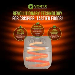 Tower Vortx 3.8L Colour Air Fryer - Latte -Quality Home Appliances Store T17126MSH 5