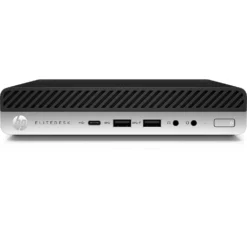 T1A HP EliteDesk 800 G5 Refurbished Mini Desktop PC - Intel® Core™ I5-9500T - 8 GB DDR4-SDRAM - 256 GB SSD - Windows 10 Pro - Mini PC -Black