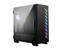 MSI MAG VAMPIRIC 300R Mid Tower Gaming Computer Case 'Black, 1x 120mm ARGB Fan, USB Type-C, Tempered Glass, Center, E-ATX, ATX, MATX, Mini-ITX'