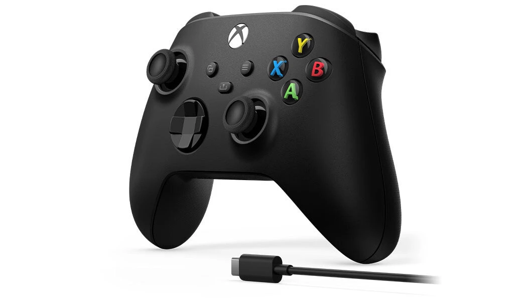 Microsoft Xbox Wireless Controller + USB-C Cable Black Gamepad Analogue / Digital PC, Xbox One, Xbox One S, Xbox One X, Xbox Series S, Xbox Series X 2 Microsoft Xbox Wireless Controller + USB-C Cable Black Gamepad Analogue / Digital PC, Xbox One, Xbox One S, Xbox One X, Xbox Series S, Xbox Series X - Image 2