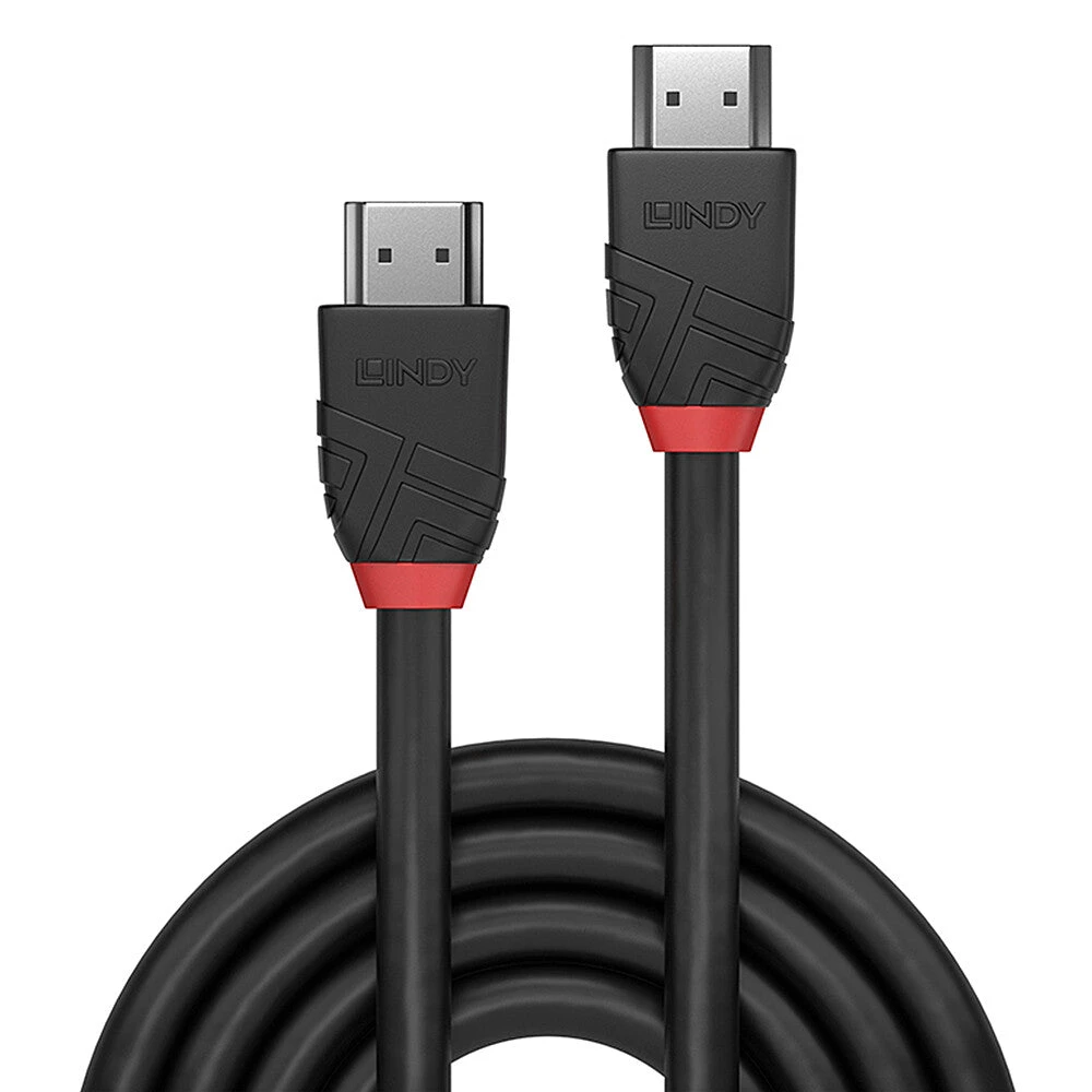 Lindy 5m High Speed HDMI Cable, Black Line 2 Lindy 5m High Speed HDMI Cable, Black Line - Image 2