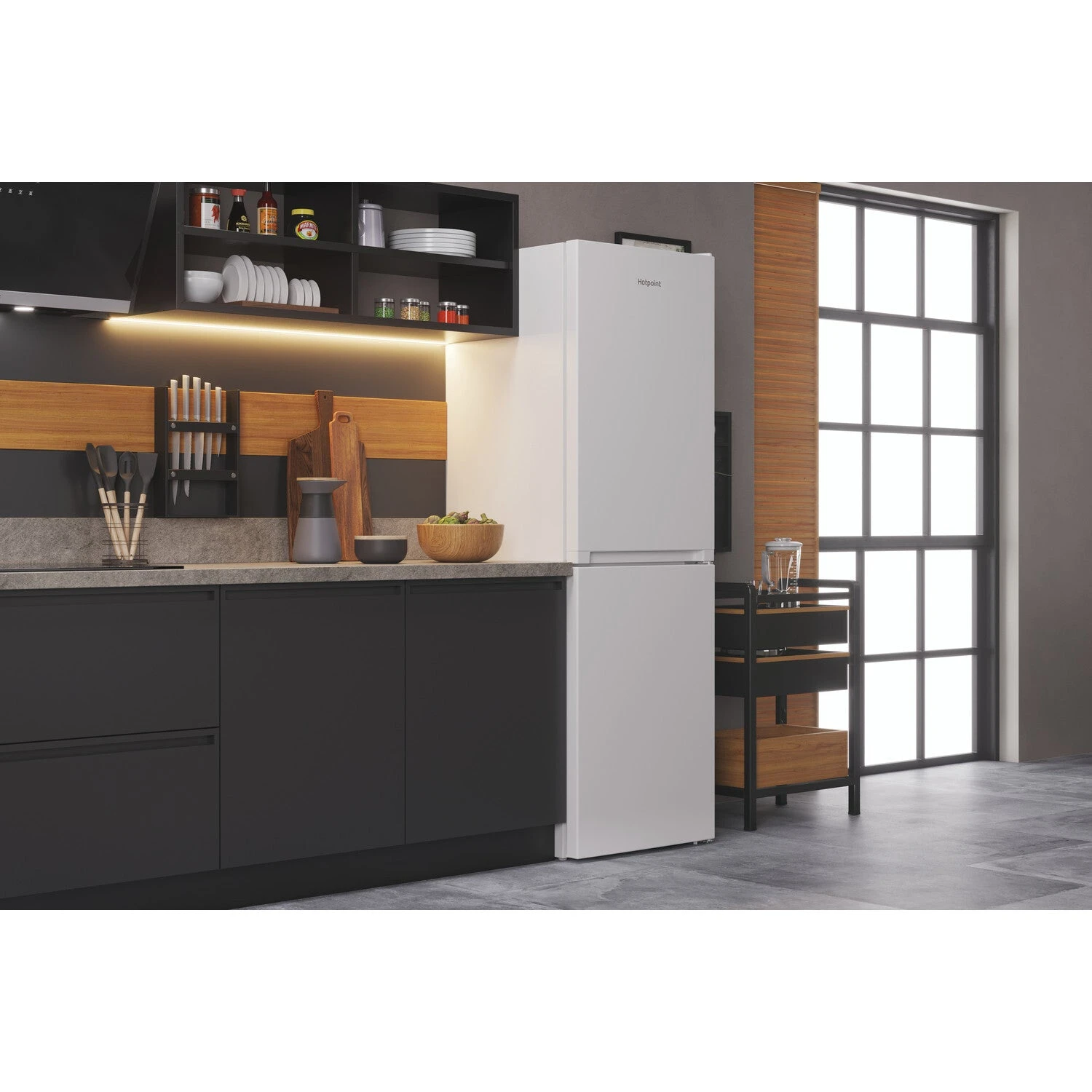 Hotpoint HTFC8 50TI1 W 1 Fridge-freezer Freestanding 322 L F White 10 Hotpoint HTFC8 50TI1 W 1 Fridge-freezer Freestanding 322 L F White - Image 10