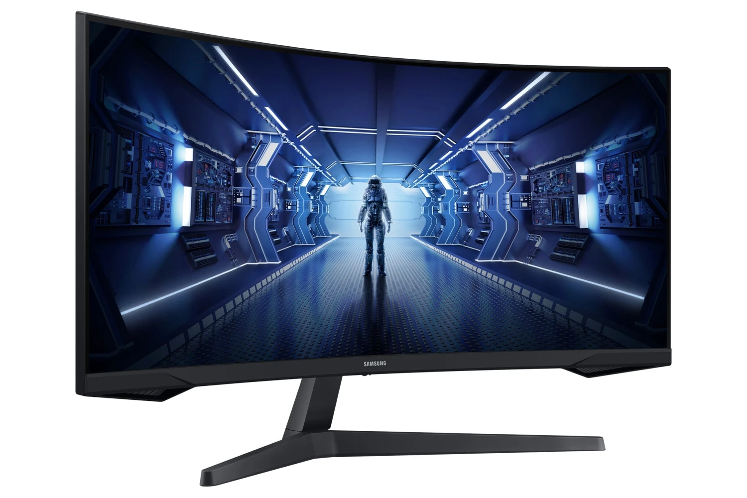 Samsung Odyssey G55T Computer Monitor 86.4 Cm (34") 3440 X 1440 Pixels UltraWide Quad HD LED Black 8 Samsung Odyssey G55T Computer Monitor 86.4 Cm (34") 3440 X 1440 Pixels UltraWide Quad HD LED Black - Image 8