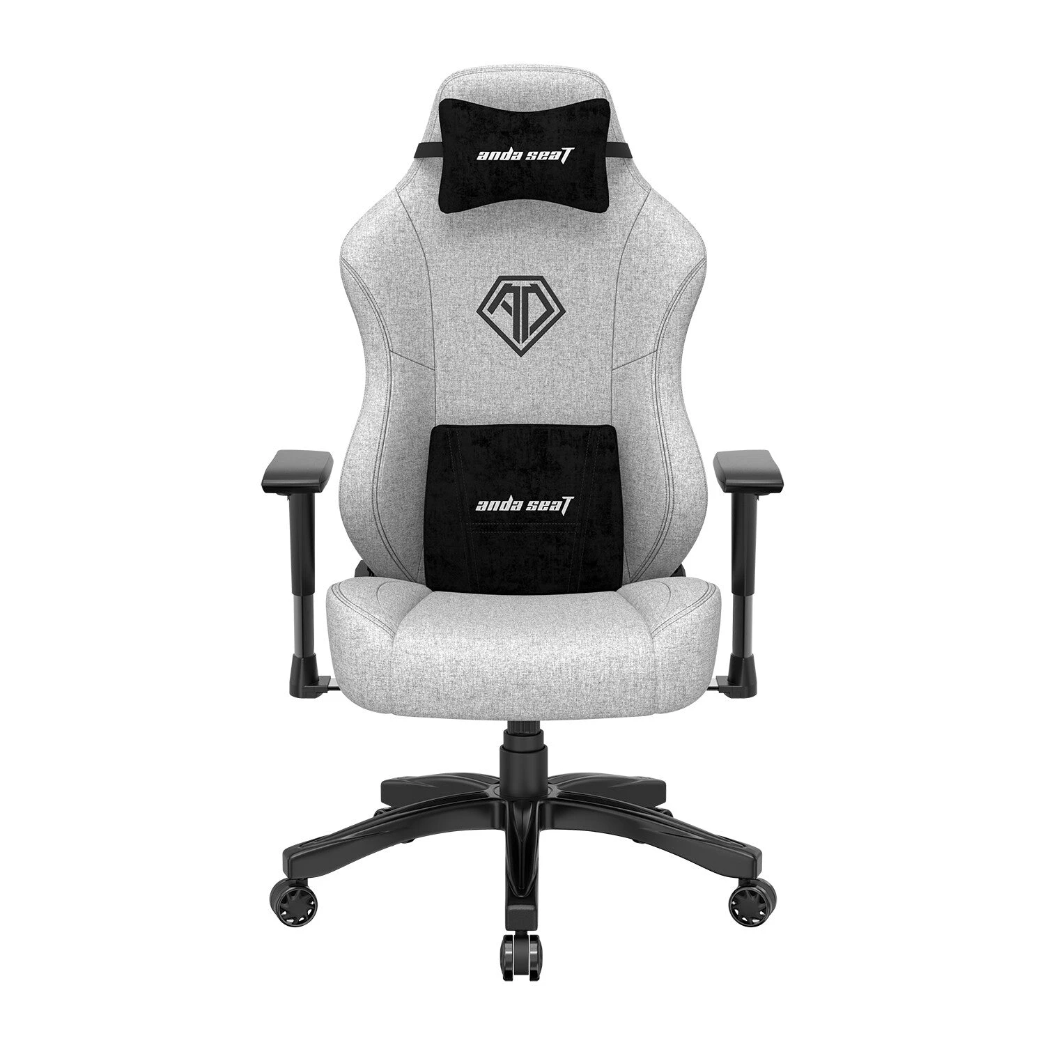 Anda Seat Phantom 3 PC Gaming Chair Upholstered Padded Seat Grey 1 Anda Seat Phantom 3 PC Gaming Chair Upholstered Padded Seat Grey