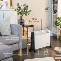 Russell Hobbs RHCVH4002 Electric Space Heater Indoor Black, White 2000 W Convector Electric Space Heater 9 Russell Hobbs RHCVH4002 Electric Space Heater Indoor Black, White 2000 W Convector Electric Space Heater -Quality Home Appliances Store c7cd26e005e664a819bfdc1e44d42fe6