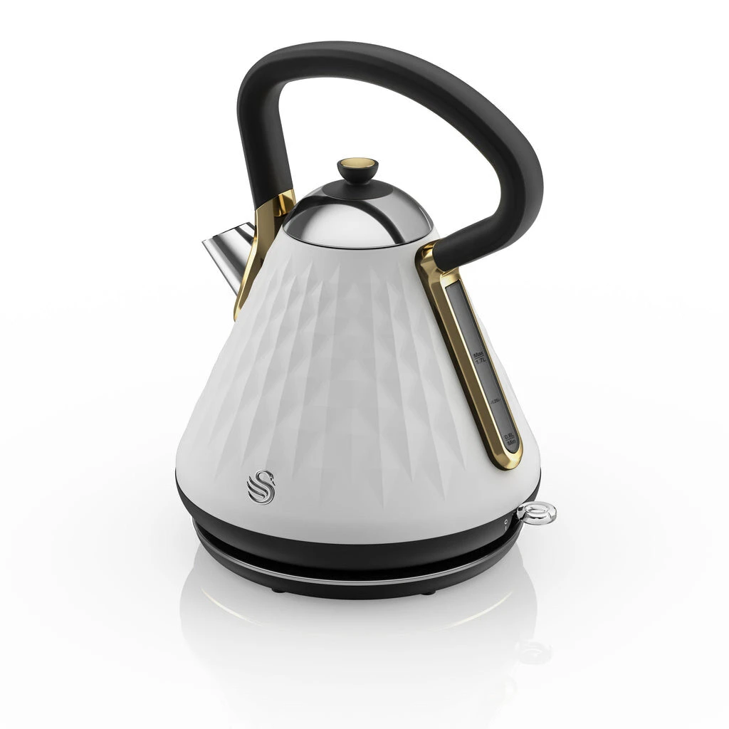 Swan Gatsby Electric Kettle 1.7 L 3000 W White 1 Swan Gatsby Electric Kettle 1.7 L 3000 W White