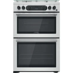 Hotpoint CD67G0CCX/UK Cooker Freestanding Cooker Gas Silver A+