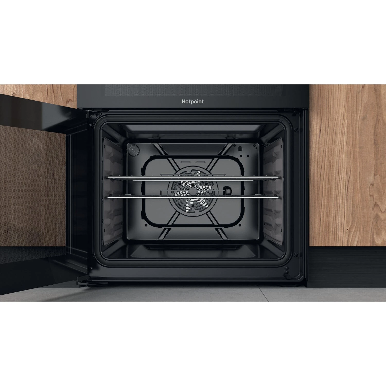 Hotpoint HDM67G9C2CSB/UK Cooker Freestanding Cooker Electric Gas Black A 5 Hotpoint HDM67G9C2CSB/UK Cooker Freestanding Cooker Electric Gas Black A - Image 5