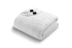 Dreamland 16696C Scandi Sherpa Full Double Bed Size Heated Underblanket With Dual Controls