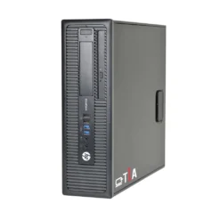 T1A HP EliteDesk 800 G1 Refurbished Intel® Core™ I5 I5-4570 8 GB DDR3-SDRAM 500 GB HDD Windows 10 Pro SFF PC Black