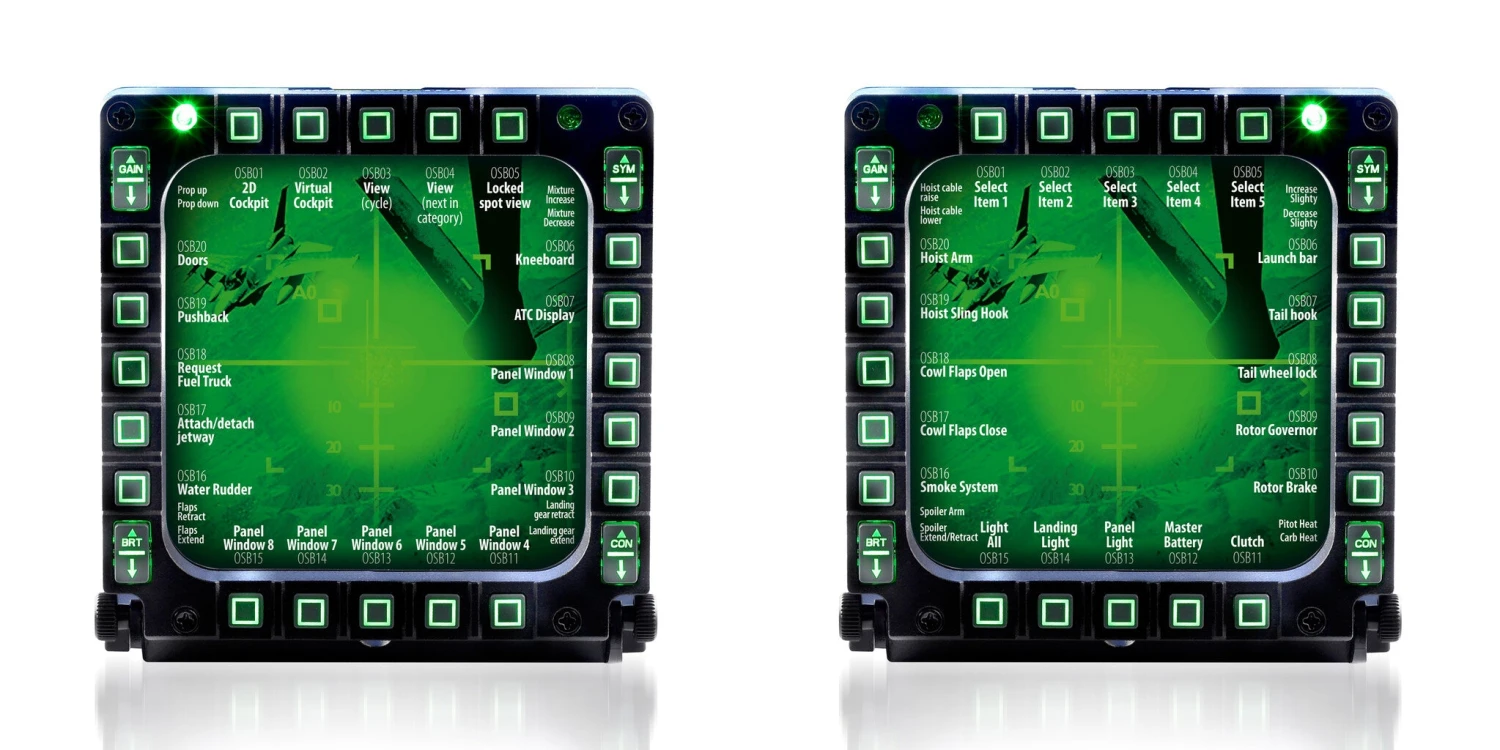 Thrustmaster MFD Cougar Pack Black Joystick PC 4 Thrustmaster MFD Cougar Pack Black Joystick PC - Image 4