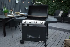 George Foreman GFGBBQ4B-N Portable 4 Burner Grill Gas BBQ - Black -Quality Home Appliances Store ecc51b9cf6fbe6190646069673d09279