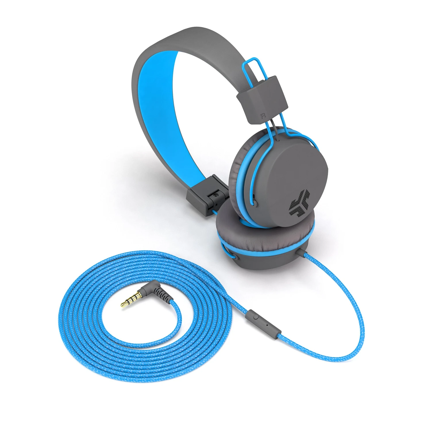 JLab JBuddies Kids Headphones - Grey/Blue 7 JLab JBuddies Kids Headphones - Grey/Blue - Image 7