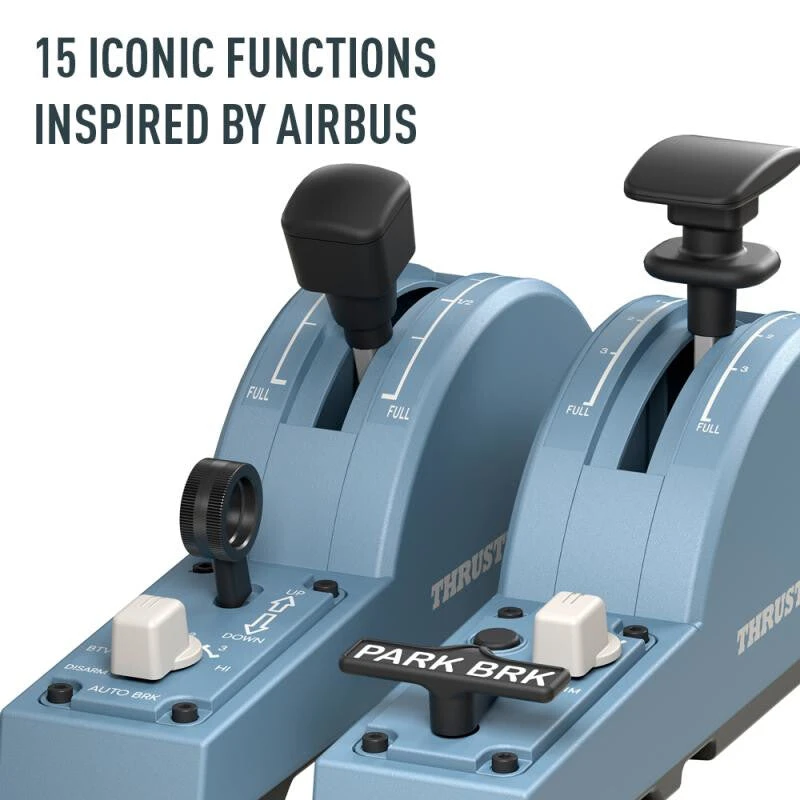 Thrustmaster TCA Quadrant Add-On Airbus Edition Black, Blue Flight Sim PC 3 Thrustmaster TCA Quadrant Add-On Airbus Edition Black, Blue Flight Sim PC - Image 3
