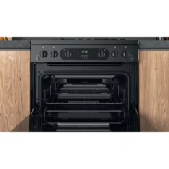 Hotpoint HDM67G0CMB/UK Cooker Freestanding Cooker Gas Black A -Quality Home Appliances Store f2c8f9eb9e89b602986d93263670f6aa