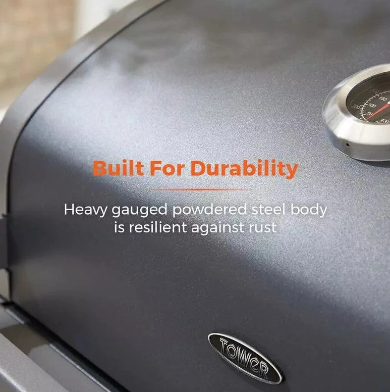 Tower T978501 Outdoor Barbecue/grill Cooking Station Gas Black 13000 W 9 Tower T978501 Outdoor Barbecue/grill Cooking Station Gas Black 13000 W - Image 9