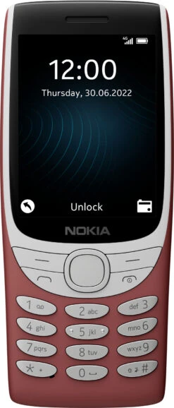 Nokia 8210 4G 7.11 Cm (2.8") 107 G Red Feature Phone -Quality Home Appliances Store f471ca497bac045ce0a00c5083a4d6b0