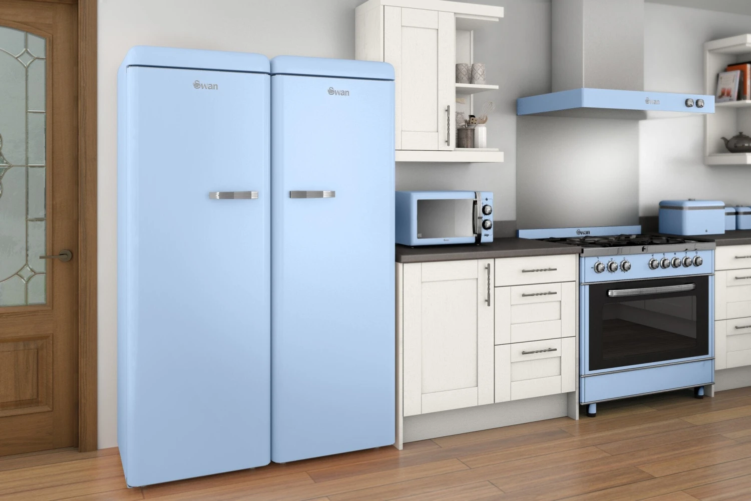Swan SR11050BLN Fridge Freestanding 330 L F Blue 12 Swan SR11050BLN Fridge Freestanding 330 L F Blue - Image 12
