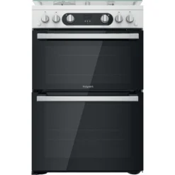 Hotpoint HD67G02CCW/UK Cooker Freestanding Cooker Gas White A+