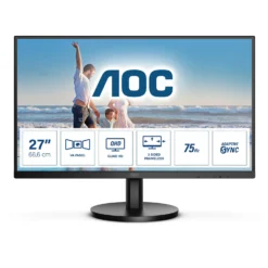 AOC Q27B3MA 27" QHD Monitor- VA - 75Hz - Speakers