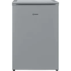 Indesit I55VM 1110 S UK 1 Combi-fridge Freestanding 122 L F Silver, White