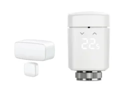 Eve Smart Radiator Valve And Door & Window Smart Contact Sensor Bundle With Apple HomeKit Technology
